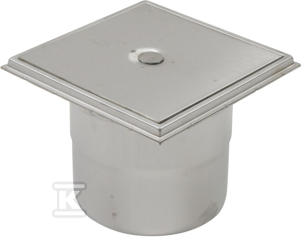 Inspection inlet, square 200x200 grate, - 144.200.160 S